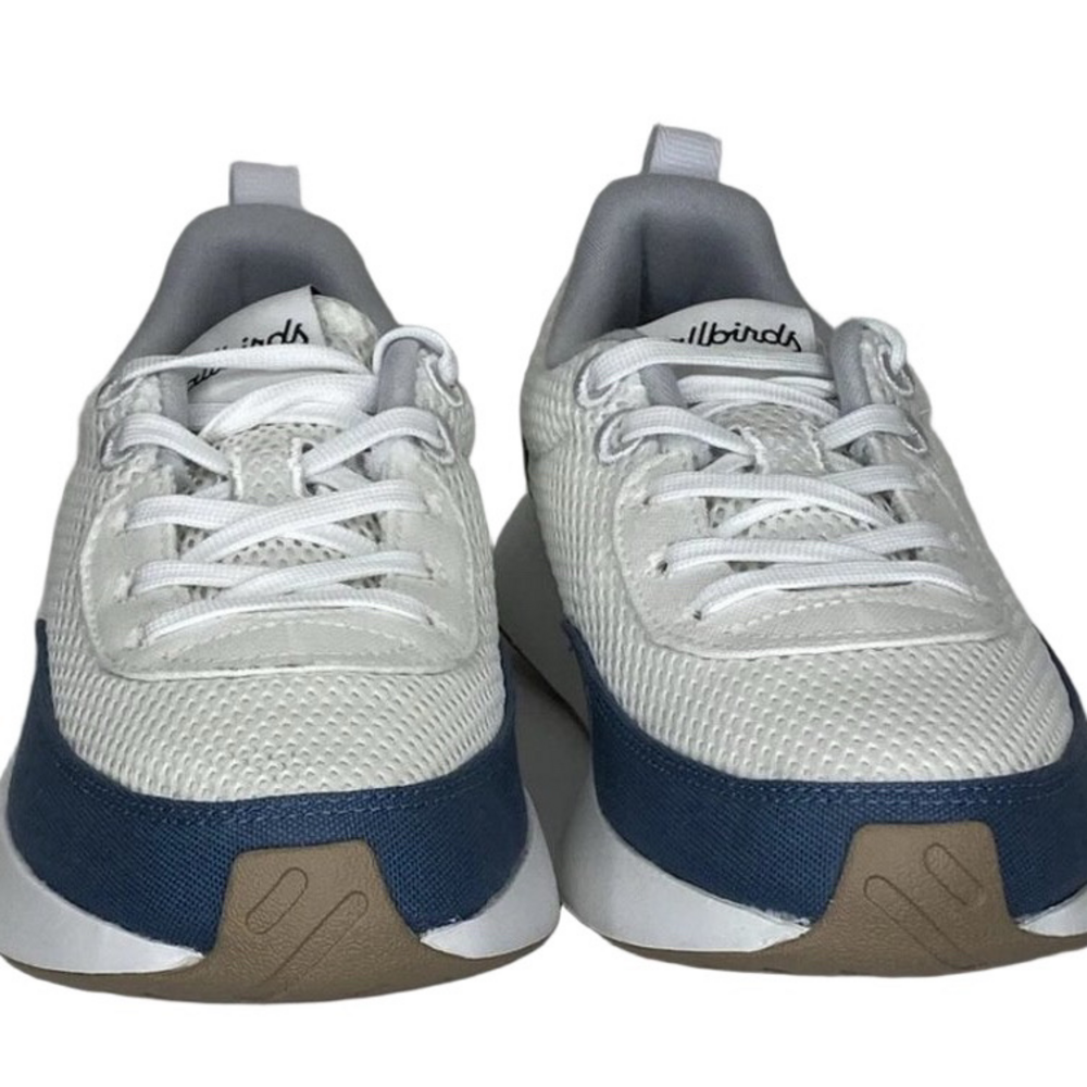 Allbirds White and Blue Women's Sneakers
